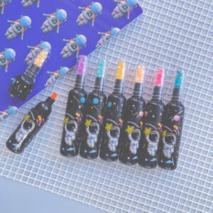 Cute Confetti Astronaut Bottle Highlighter Set Online