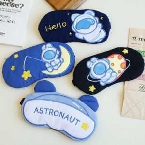 Kawaii Astronaut Eye Mask with Gel Pad | Tinyminymo